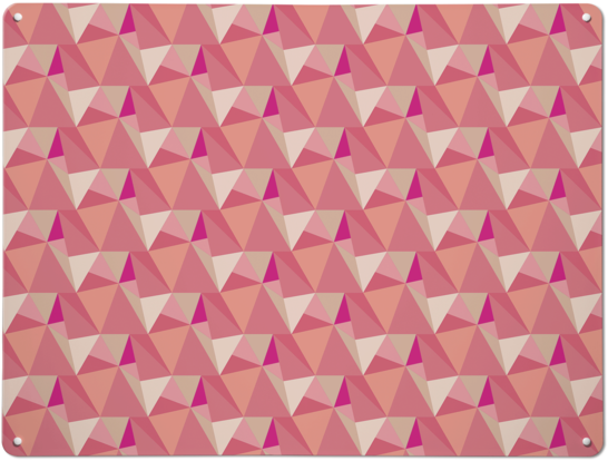 Large Magnetic Notice Board Wall Art Panel Beyond The - Triangle (600x600), Png Download