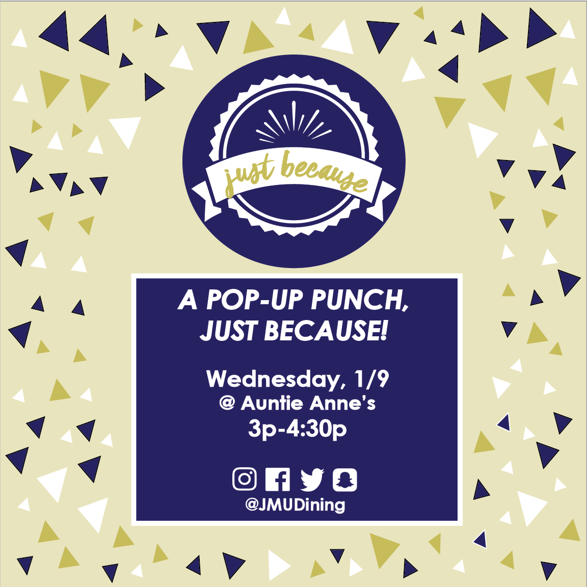 Jmu Dining Services - Poster (1152x1152), Png Download