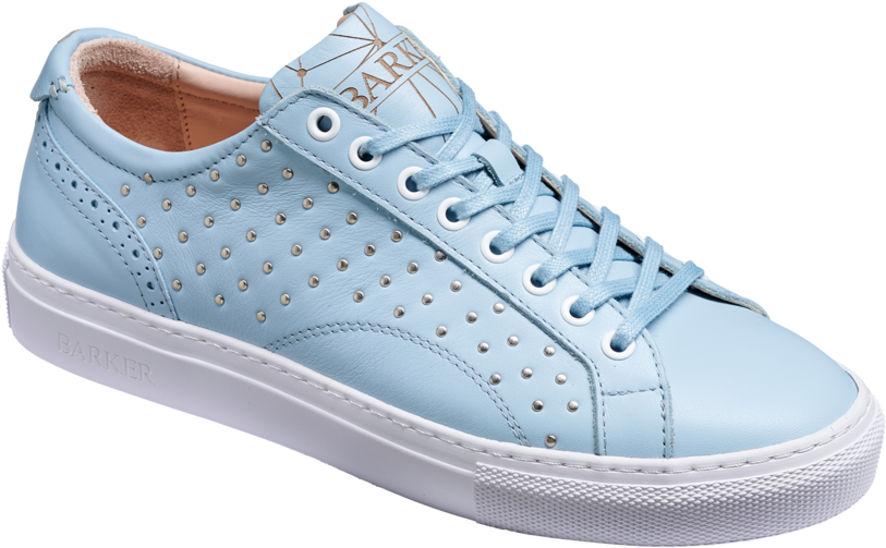 Pale Blue Calf / Studs - Skate Shoe (1024x600), Png Download