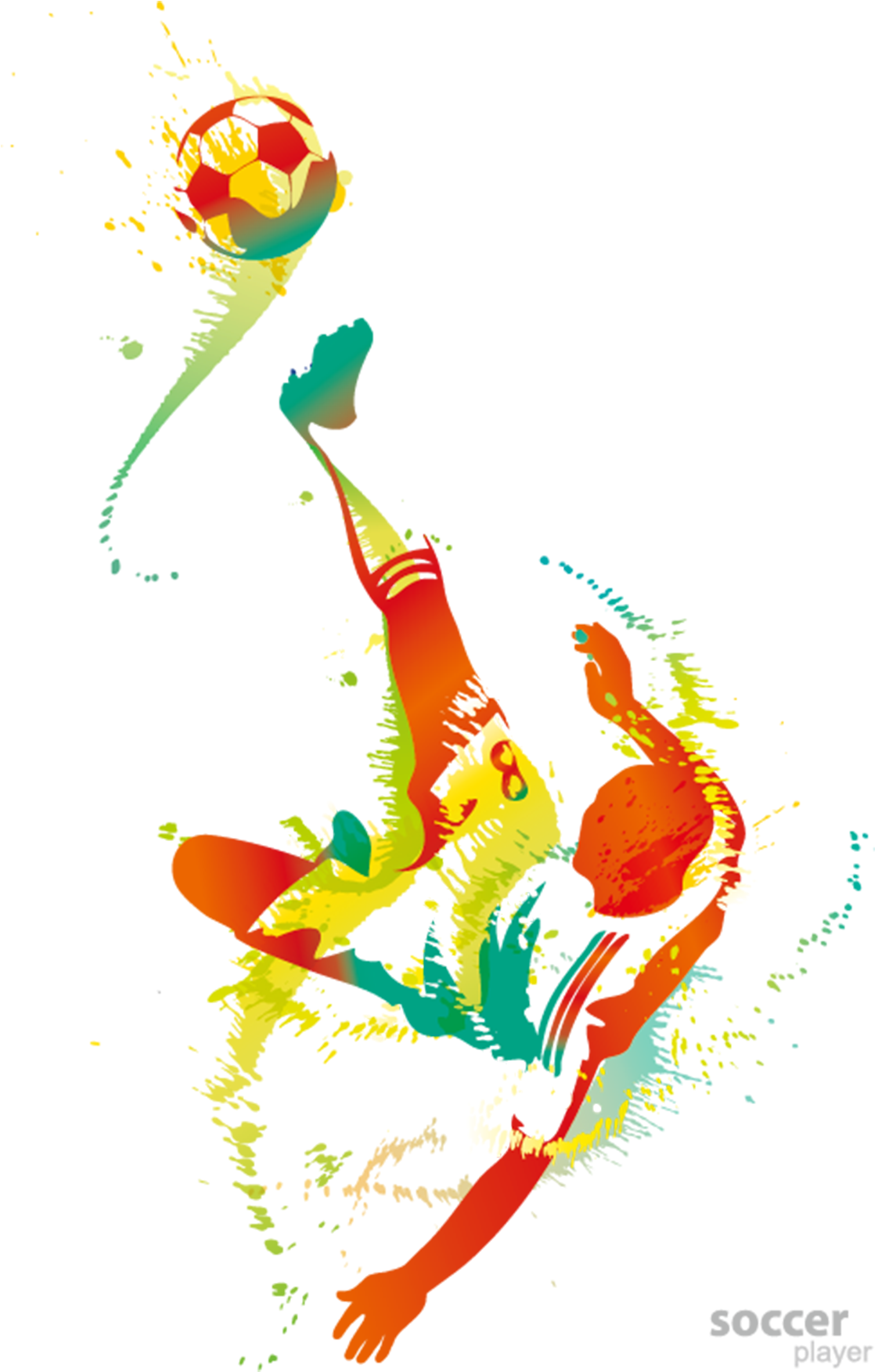 Download - Football Player Art Png (2048x2048), Png Download