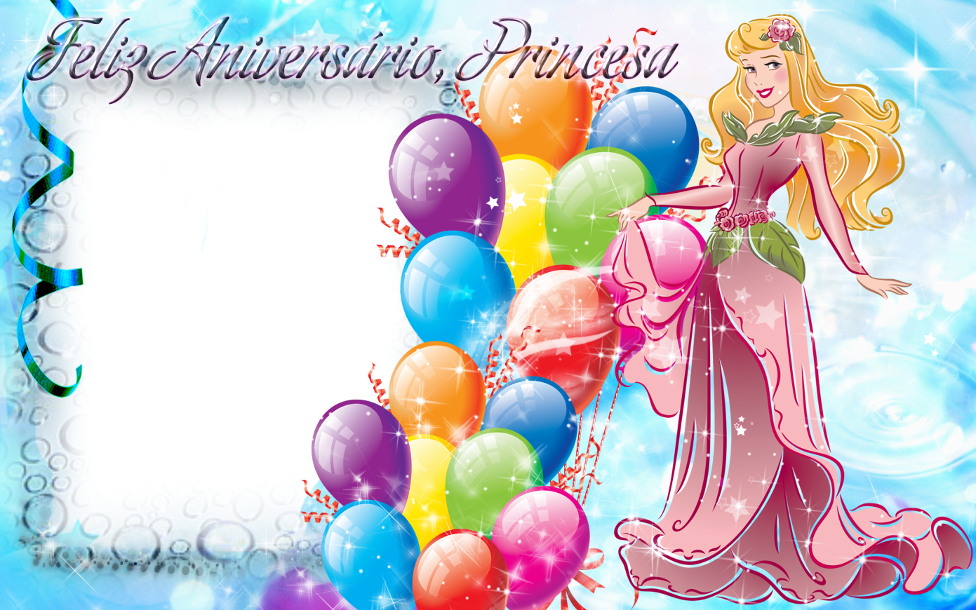 From 4sh - Princesses Pink Frame Png Background (1391x870), Png Download