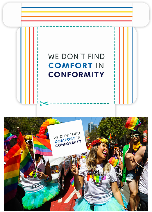 3boxprotestsign - Cartoon (662x798), Png Download