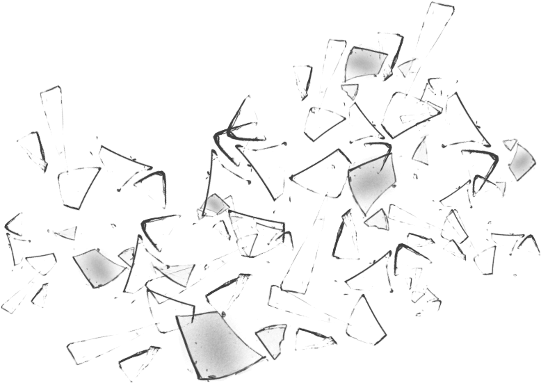 Cracked Glass Transparent Png - Shattering Glass Png (836x638), Png Download