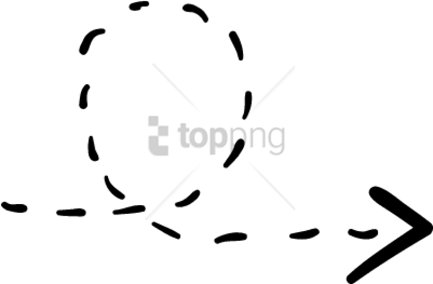 Free Png Broken Arrow Lines Png Image With Transparent - Line With Arrow Png (850x558), Png Download