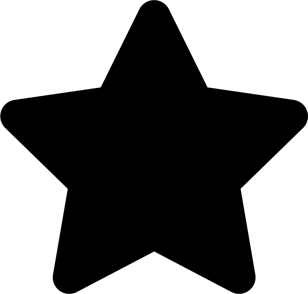 Star Black Fivepointed Shape Svg Png Icon Free Download - Star Icon Png (981x938), Png Download
