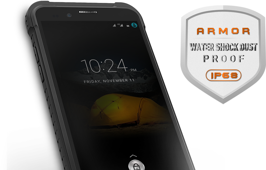 An Octa-core Waterproof Smartphone With 3gb Ram And - Ulefone Armor Smartphone (1192x1075), Png Download