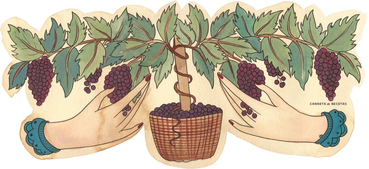 Receta De La Schiacciata Con L'uva De Giulia Torricini - Historia De La Uva (1500x725), Png Download