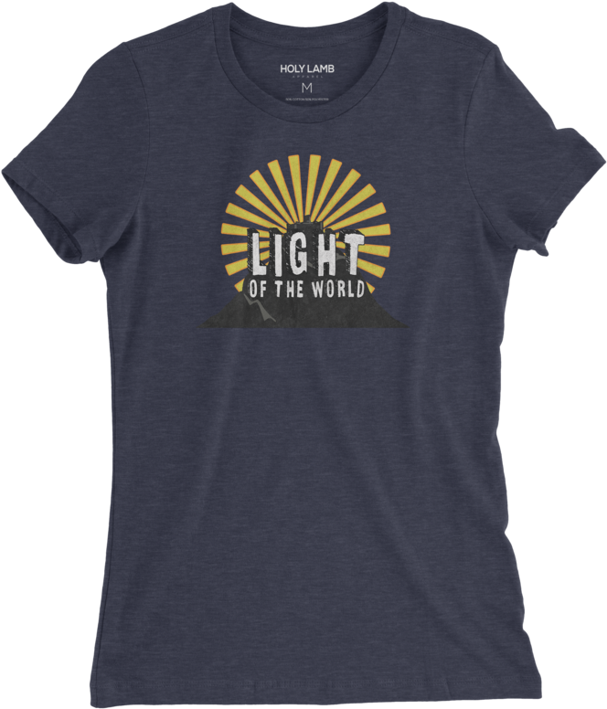 Picture Of Light Of The World Vintage T Shirt - Active Shirt (1024x1024), Png Download