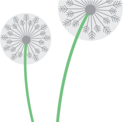 Dandelion Clipart Two - Circle (640x480), Png Download