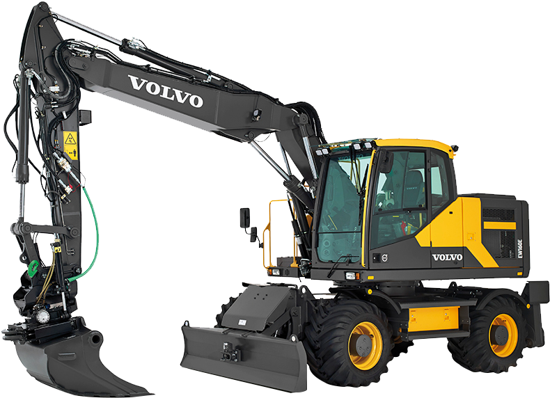 Compact Excavators - Volvo Excavators (795x650), Png Download