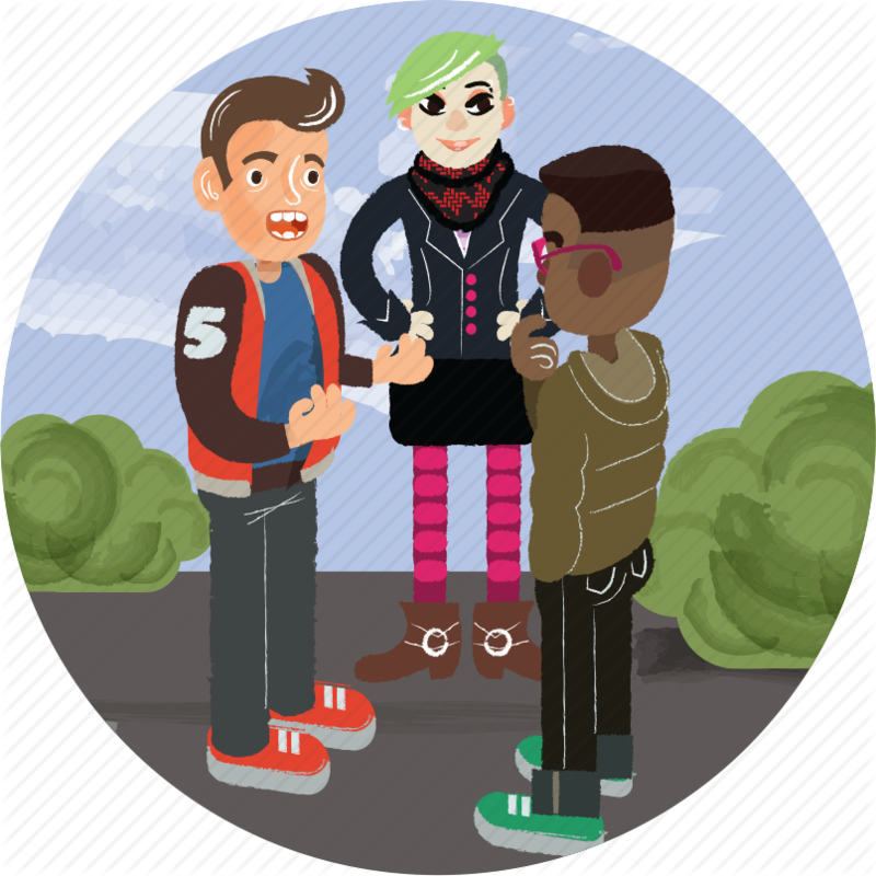 Cartoon (800x800), Png Download