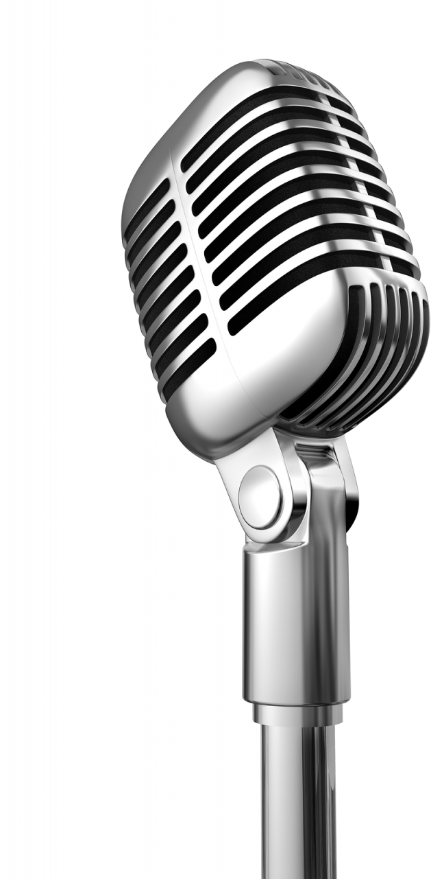 Open-mic Backgrounds - Old Microphone Transparent Background (800x1280), Png Download