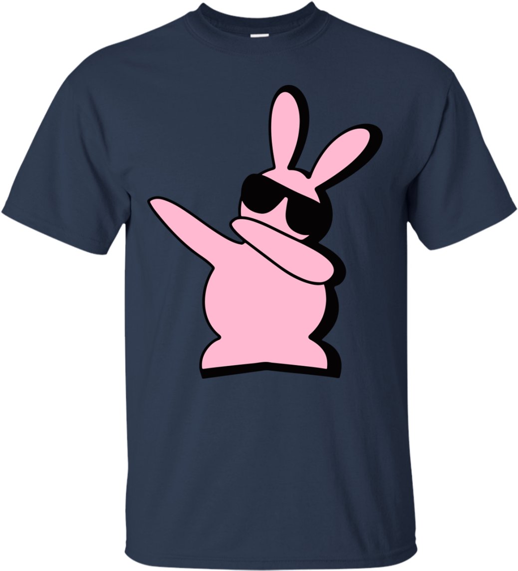 Dabbing Easter Bunny Rabbit Shirt, Sweater, Hoodie - Fairy Tail Gajeel Shirt (1155x1155), Png Download