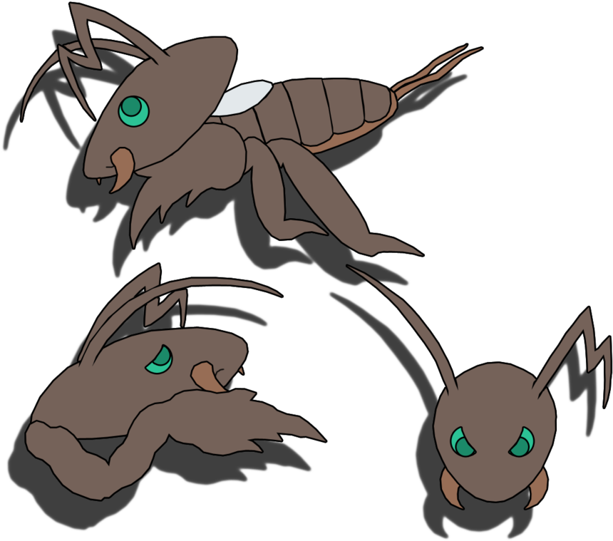 Cricket Clipart Brown Cricket Insect - Mole Cricket Cartoon (900x791), Png Download