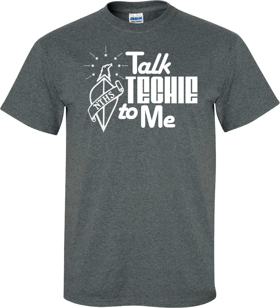 Heather Gray Tech Tee Shirt - Tech T Shirt Designs (909x999), Png Download