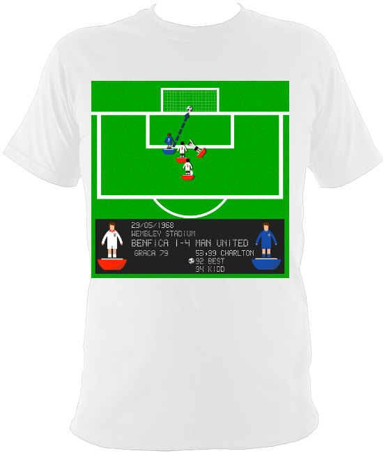 Football Iconic Moment 'george Best Benfica V Manchester - 통 줄눈 막힌 줄눈 (582x680), Png Download
