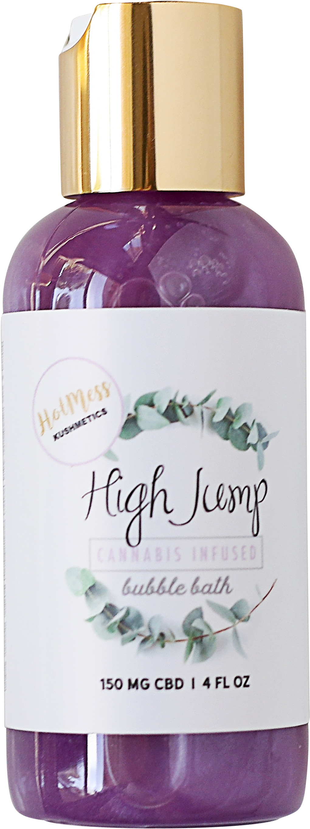 Hot Mess Kushmetics Bubble Bath - Perfume (1854x3271), Png Download