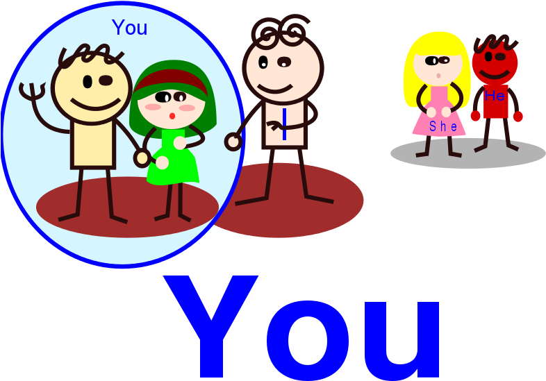 You Pronoun Cliparts Free Download Clip Art On Png - You Pronoun Clipart (800x566), Png Download