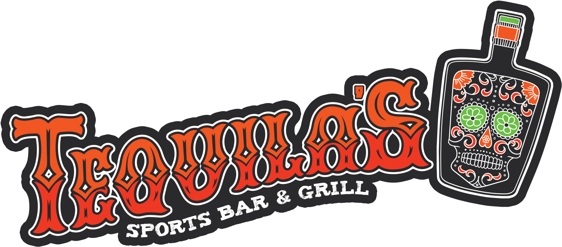 Tequila's Sports Bar & Grill - Illustration (1920x943), Png Download