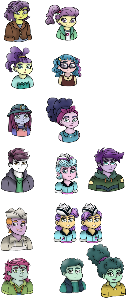 Background Human, Cook, Equestria Girls, Kimberlite, - Cartoon (488x1024), Png Download