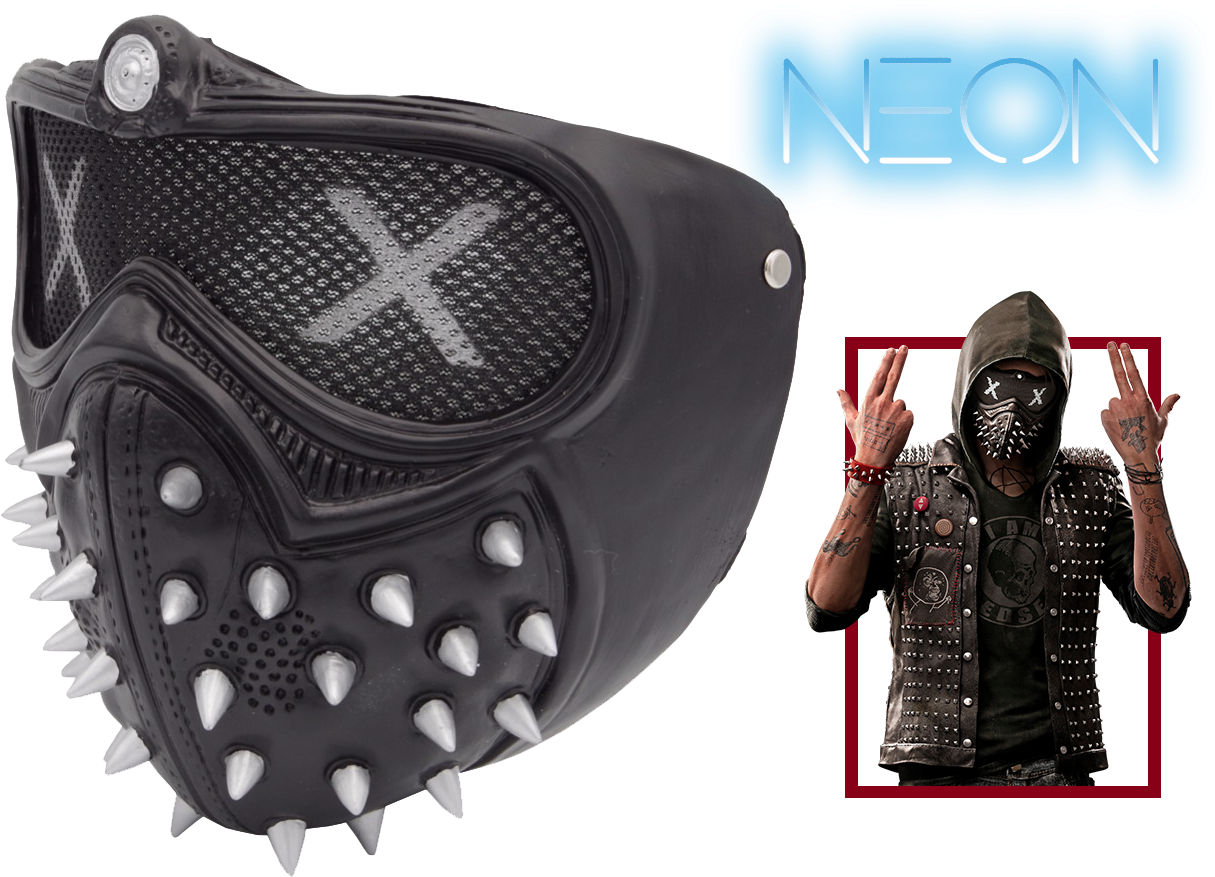 Wrench Mask Watch Dogs - Маска Ренча (1231x884), Png Download