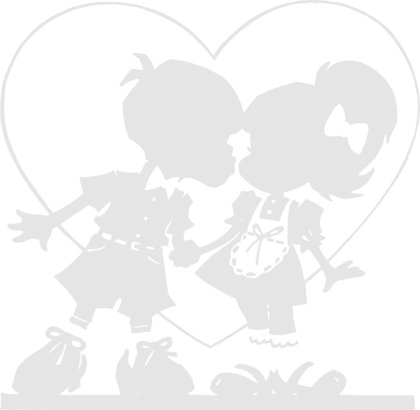 Gray Valentine Kiss Png (600x587), Png Download