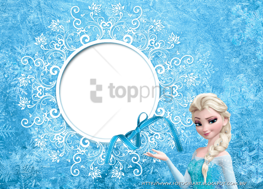 Free Png Download Aventura Congelante Moldura Frozen - Moldura Foto Da Frozen (850x612), Png Download