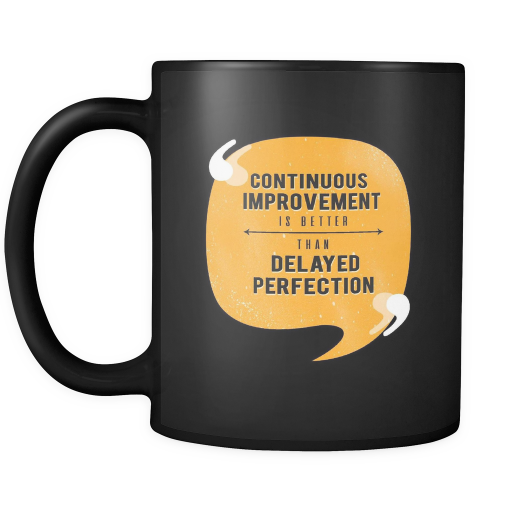 Inspirational Motivational Quotes Black Oz Coffee Mugjoyhip - Motivational Quotes Continuous Improvement (1024x1024), Png Download
