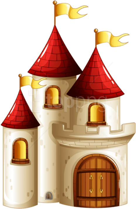 Free Png Download Transparent Small Castle Clipart - Castle Clipart Png (480x737), Png Download