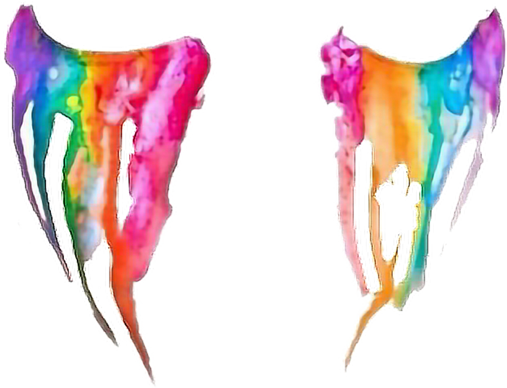 #lagrimas #arcoires #colores #freetoedit - Lagrimas Arco Iris Png (1024x785), Png Download