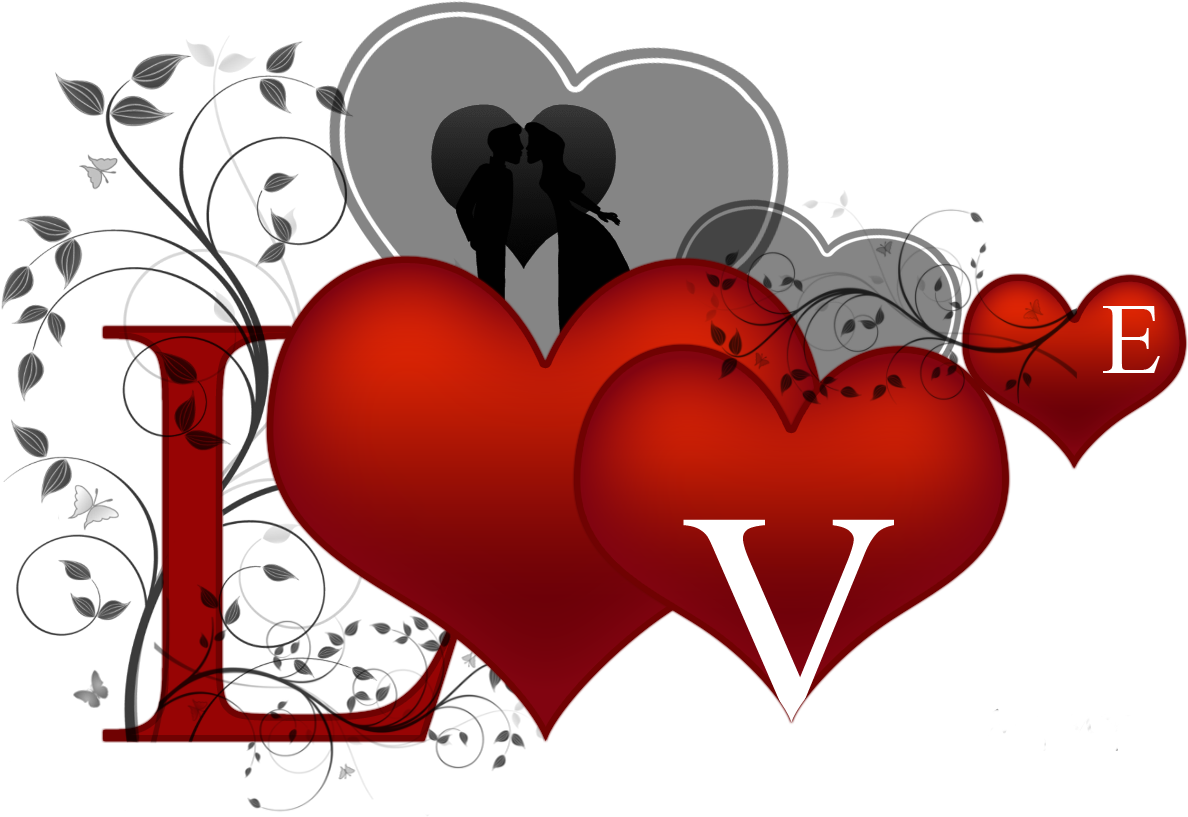 Saint-valentin Avec De La Musique (1600x900), Png Download