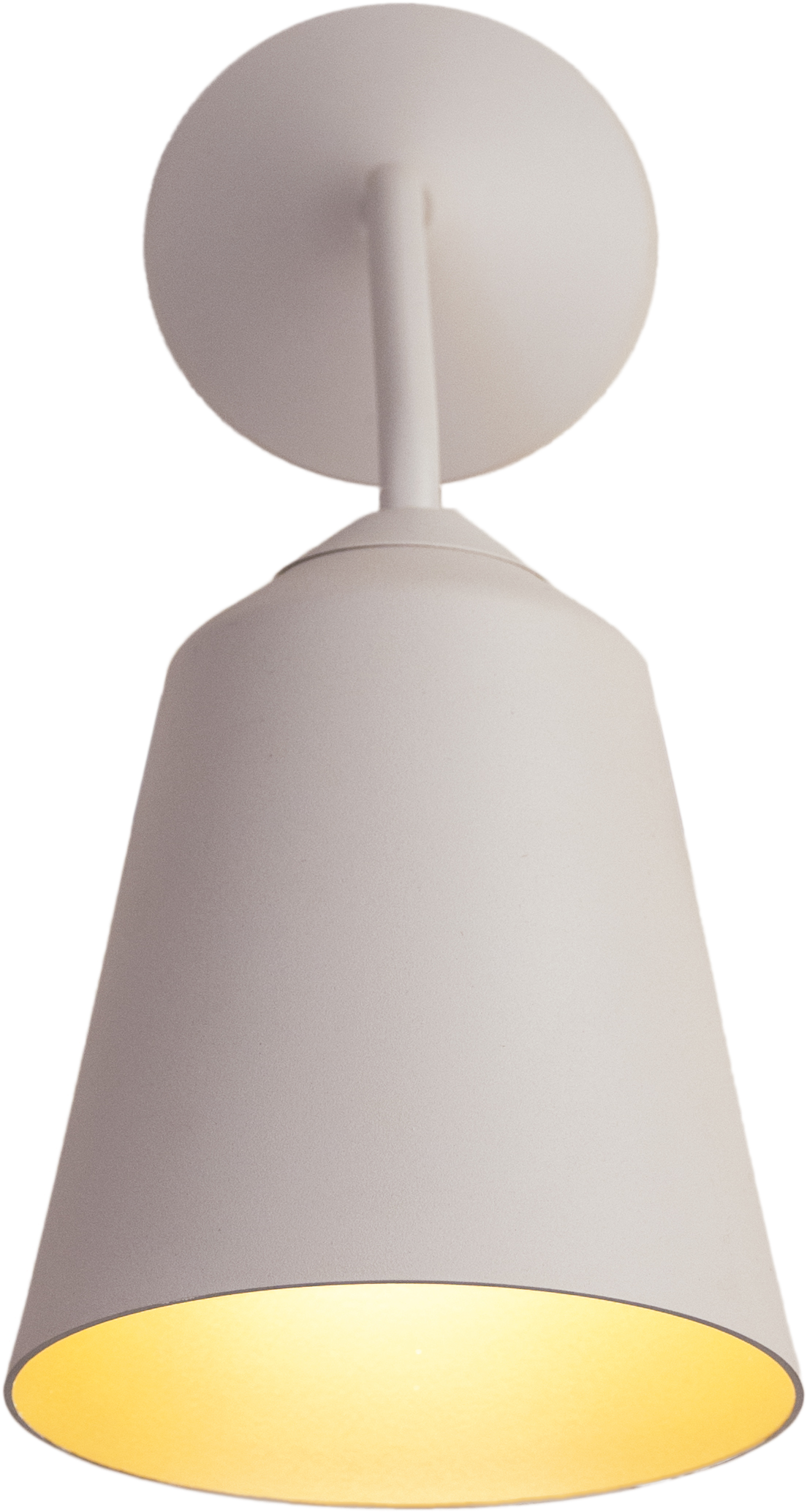 Download - Gold White Wall Light (3414x4307), Png Download