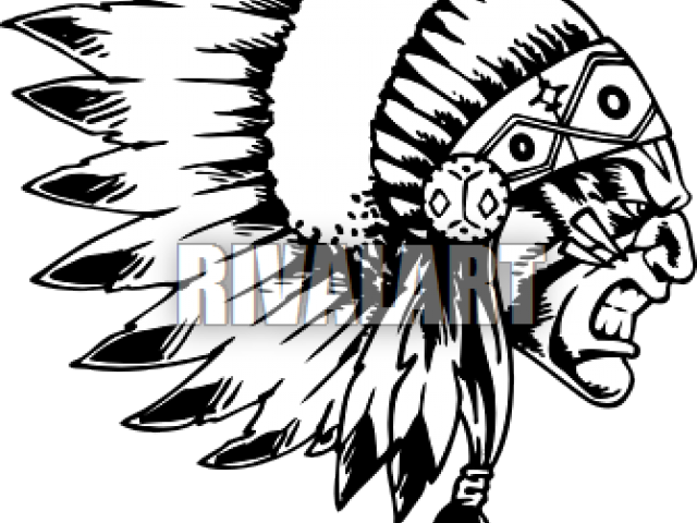 Headdress Clipart Indian Mascot (640x480), Png Download
