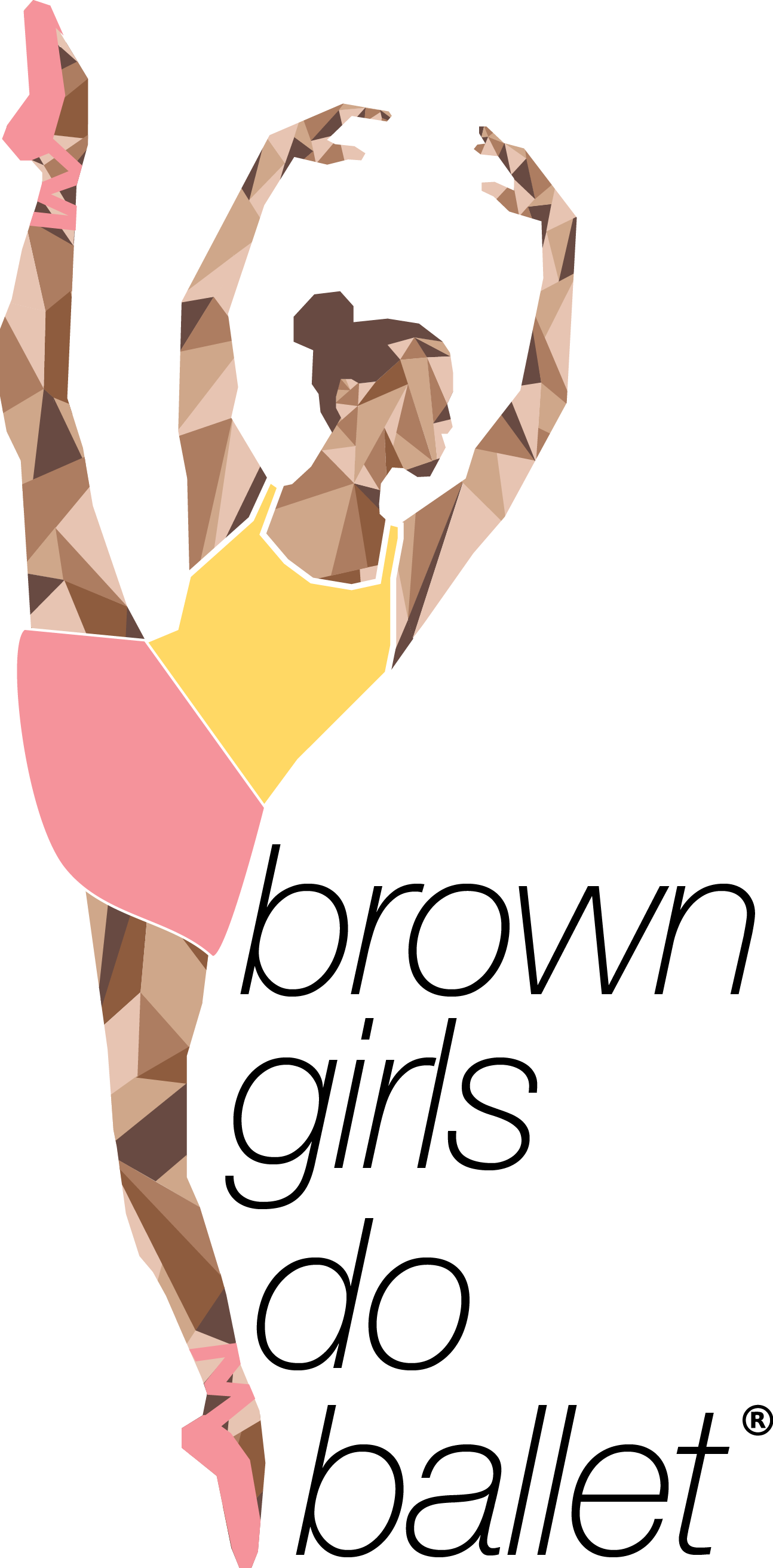 Brown Girls Do Ballet® Black Girls Dancing, Black Dancers, - Brown Girls Do Ballet Logo (1294x2626), Png Download