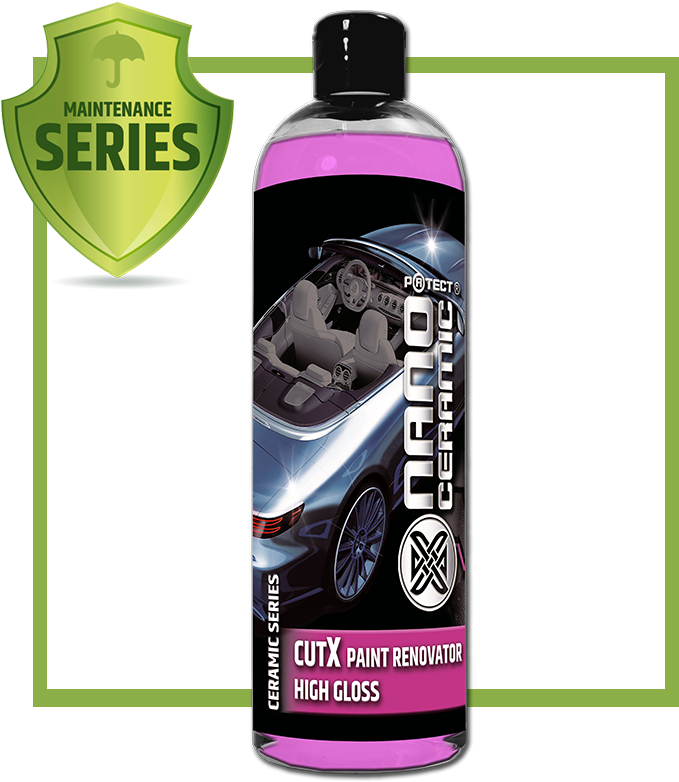 Nano Ceramic Protect® Cutx Paint Renovator High Gloss - Textile (705x871), Png Download