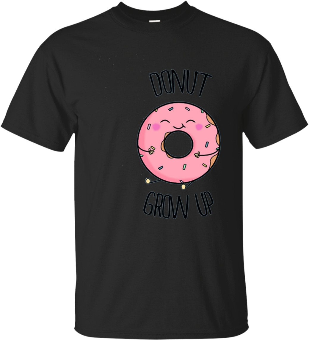 Donut Grow Up T-shirt Cute Kawaii Food Shirt - Sky Was Yellow And The Sun Was Blue (1155x1155), Png Download