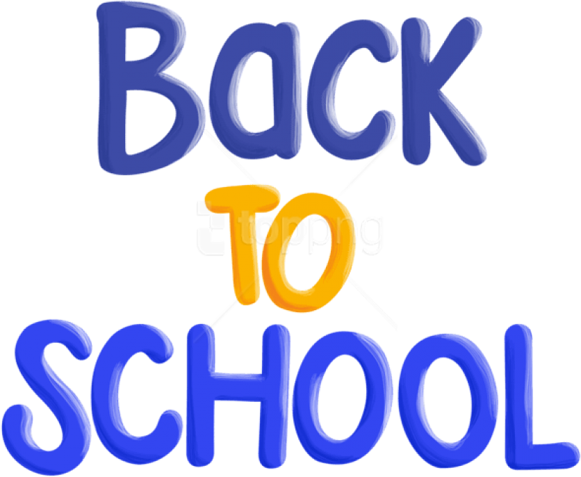 Download Back To School Text Clipart Png Photo - Graphics (850x693), Png Download