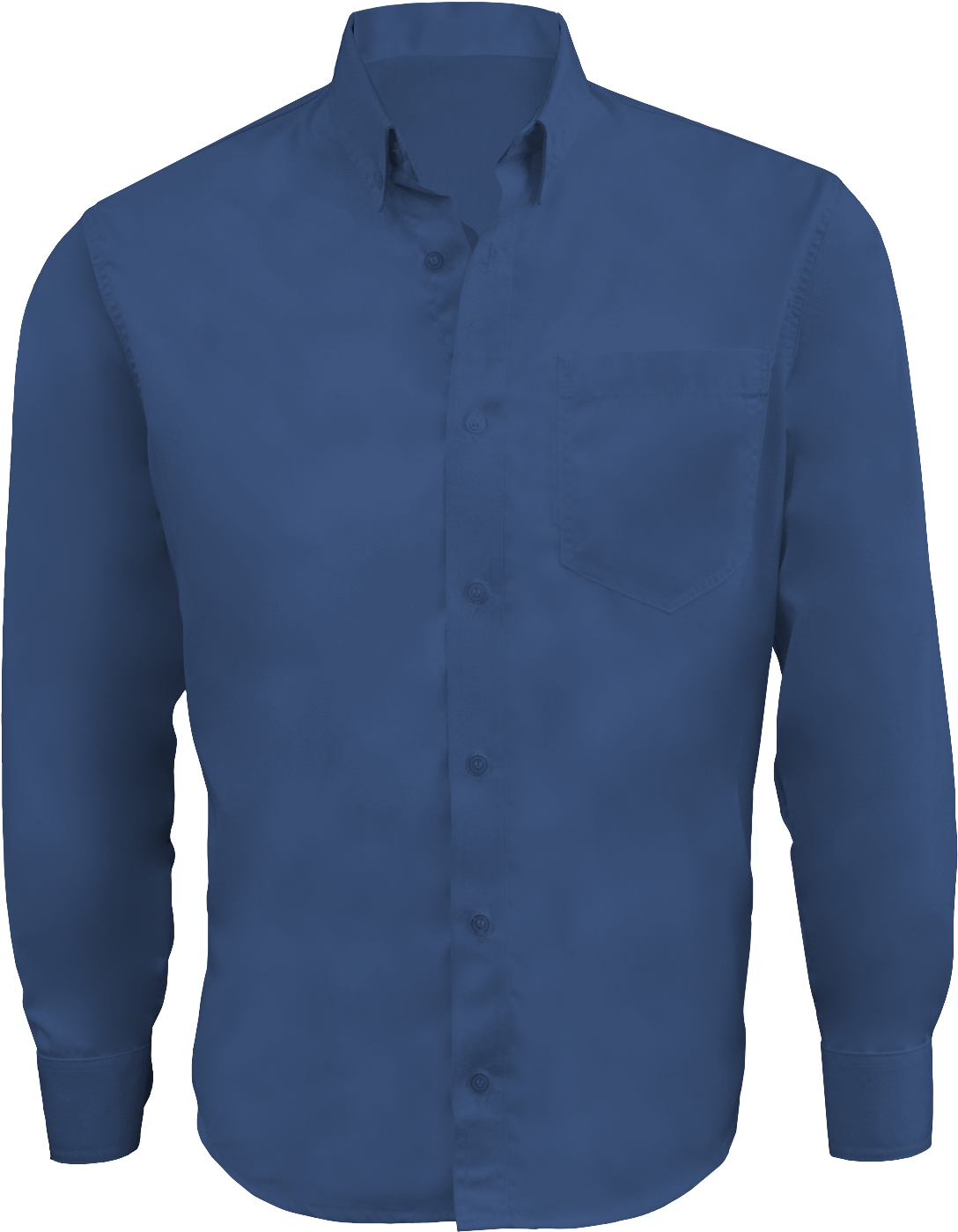 Camisa Industrial Manga Larga Azul (1500x2250), Png Download