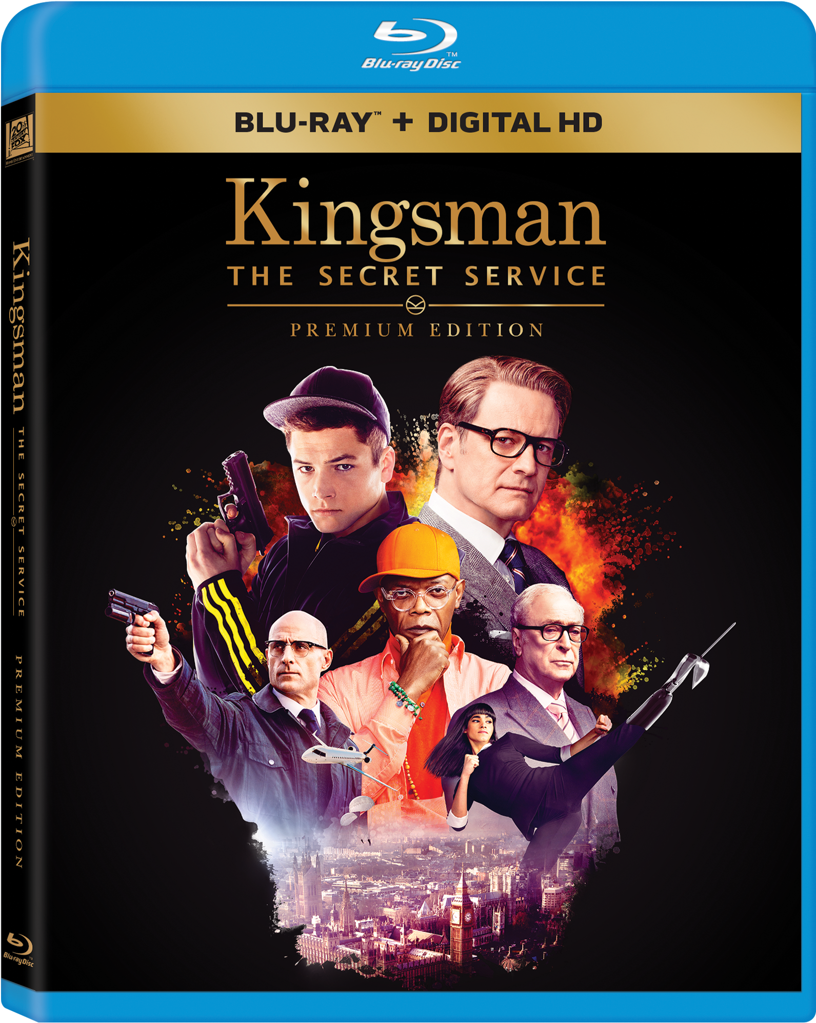 Blu-ray Ocard - Kingsman Premium Edition Blu Ray (1800x2400), Png Download