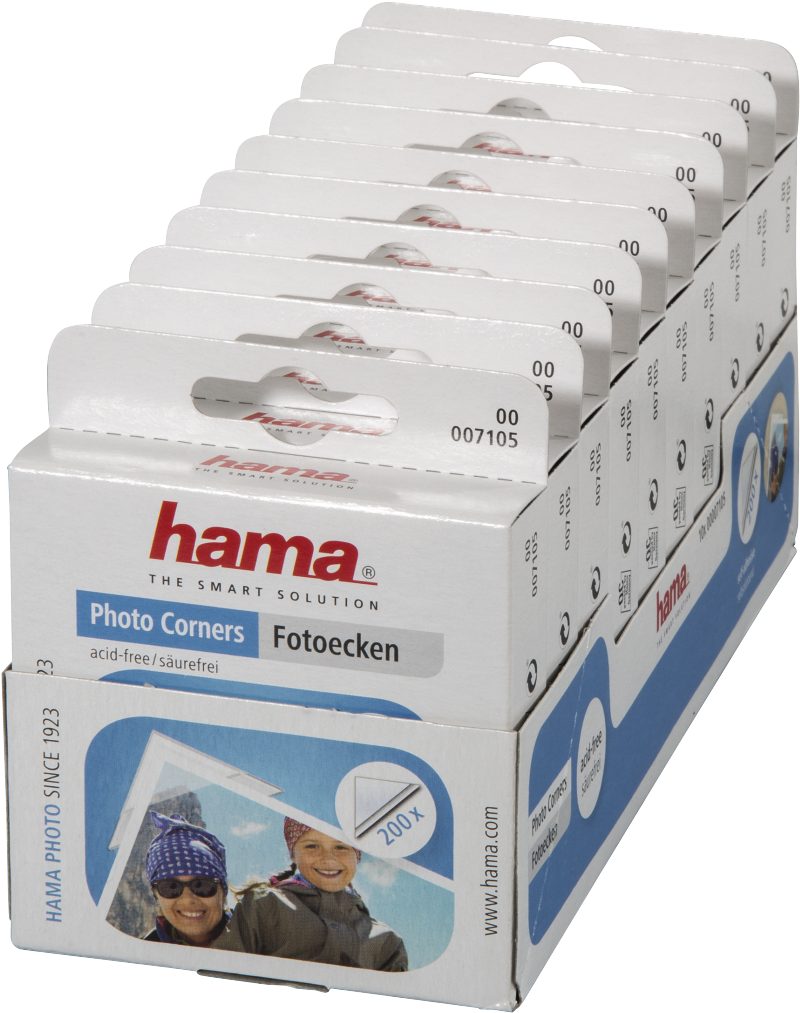 Photo Corner Dispenser, 200 Corners - Hama Photo Corner (1100x1100), Png Download