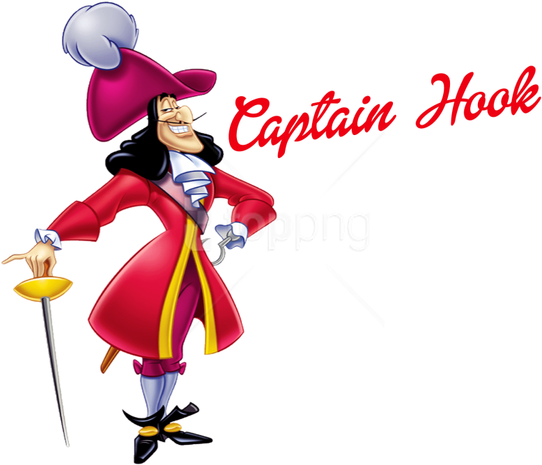 Free Png Download Captain Hook Clipart Png Photo Png - Disney Villains Peter Pan (850x696), Png Download
