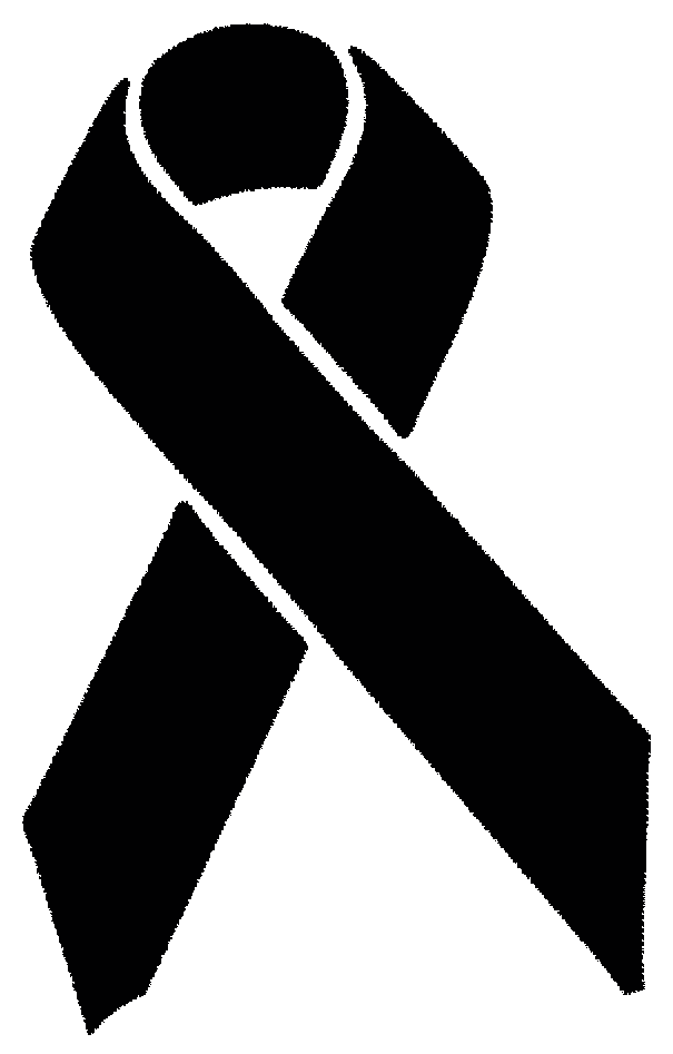 Black Awareness Ribbon - Light Purple Cancer Ribbon (1064x1064), Png Download