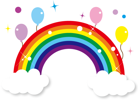 Резултат С Изображение За 綺麗な虹です Transparent Clipart - Rainbow Sticker (600x600), Png Download