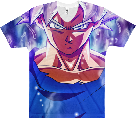 Men's V Neck Goku Ultra Instinct T Shirt - Goku Ultra Instinct Wallpaper Iphone (600x600), Png Download