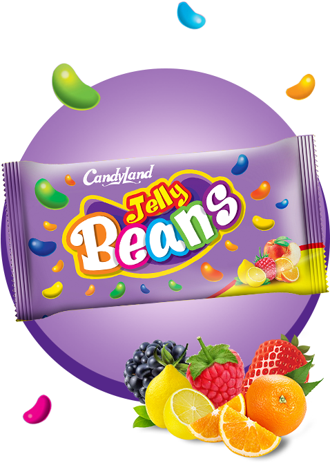 Jelly Beans - Candyland Jelly (500x700), Png Download