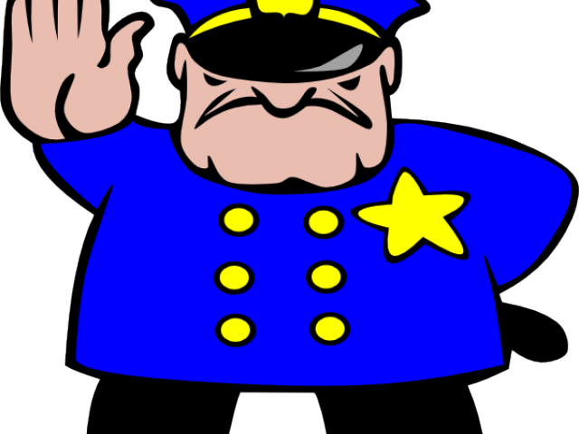 Cop Clipart Police Hat - Police Man (640x480), Png Download