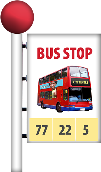 Bus Stop Photosymbols - Bus Pass (600x600), Png Download