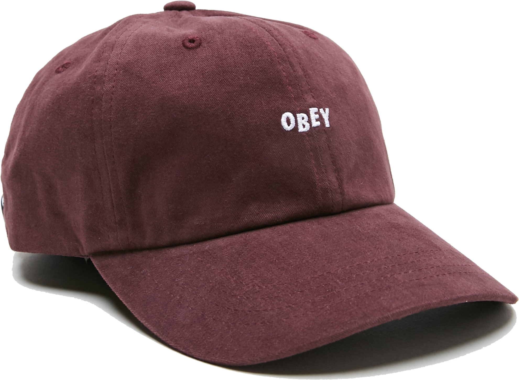 Jumble Bar Iii 6 Panel Hat Eggplant - Obey Mens Jumble Bar Iii Strapback Hat (2400x2400), Png Download