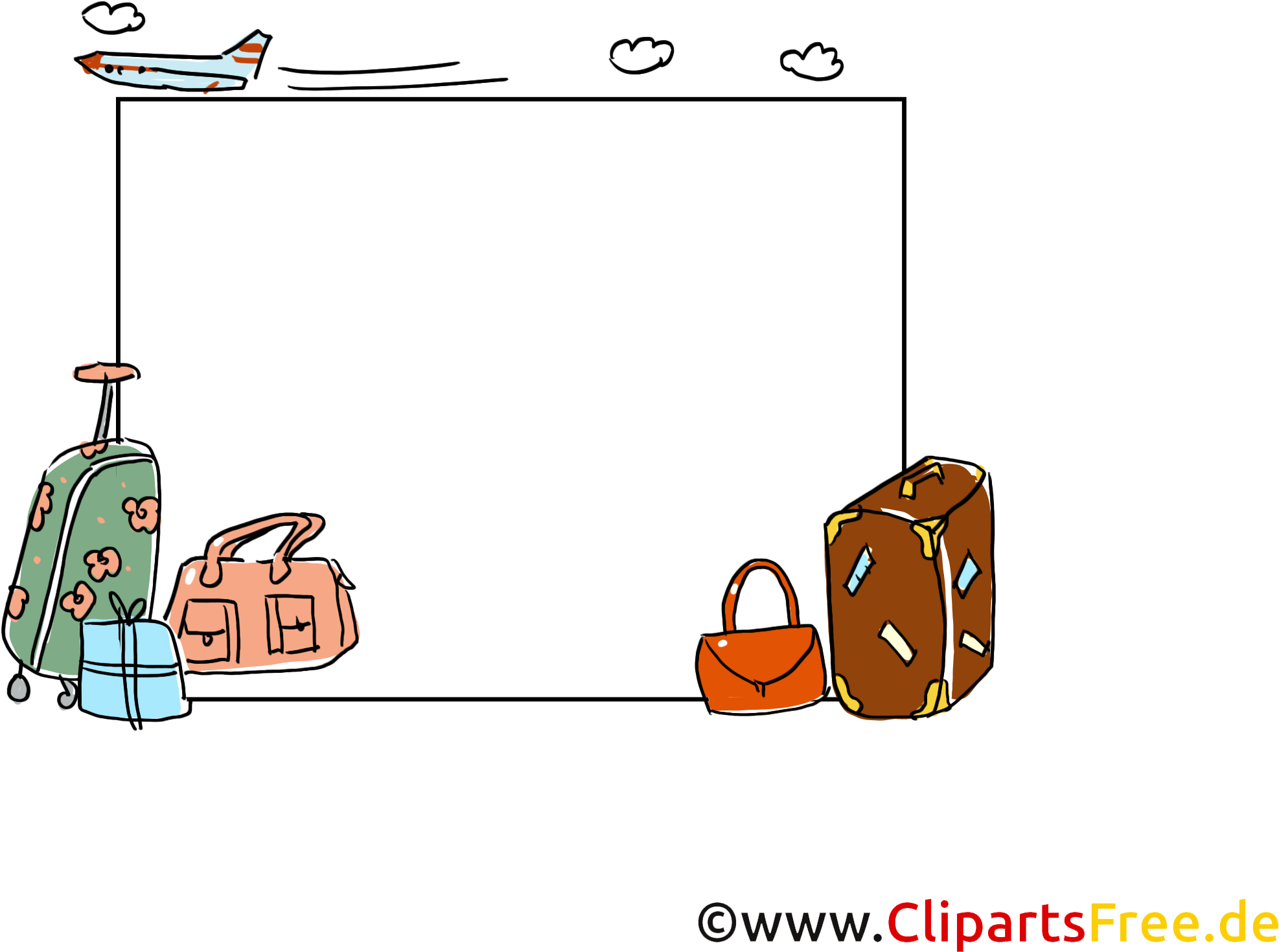 Bild Rahmen Fuer Urlaubbilder - Clip Art (2300x1725), Png Download