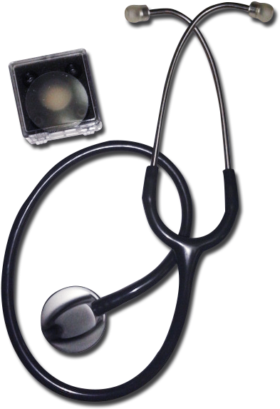 <p>campana De Aluminio Y Auricular De Acero Inoxidable - Stethoscope (480x640), Png Download